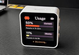 Clawdmeter brings Claude Code usage tracking to the desktop